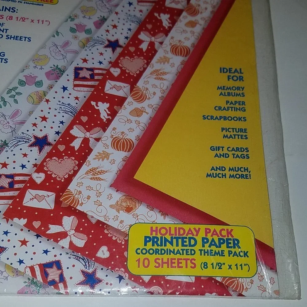 NEW Memories Forever Holiday 10 Scrapbook Pages 8.5x11 Easter Valentine Fall VTG
